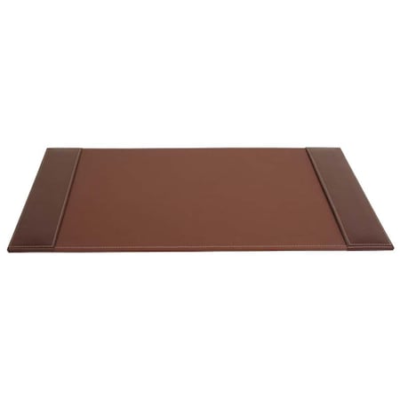 Dacasso Rustic Leather 25x17 Desk Pad with Side Rails P3202
